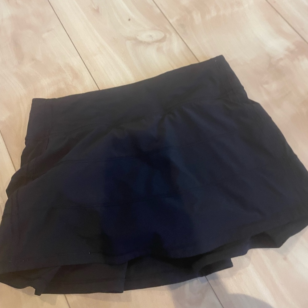 Black Lululemon tennis skort 
Size 4
$20
